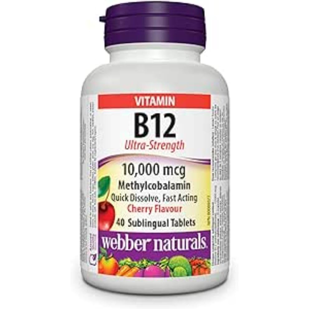 Webber Naturals Vitamin B12 10,000 mcg